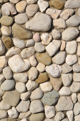 Pebbles wall