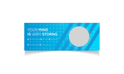 social media post Facebook cover design template
  