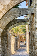 Fototapeta na wymiar Rhodes landmarks, HDR Image