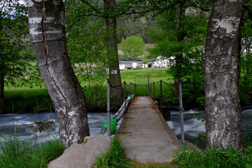 principallity of andorra spring landscapes and villages