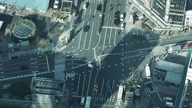 交差点の道路 大阪府