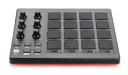 midi pad controller path isolated on white © bergamont