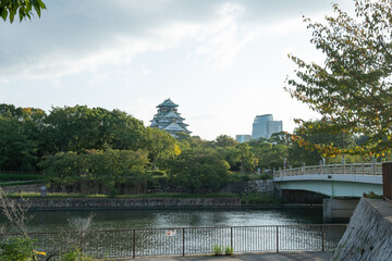 Fototapeta premium 大阪 大阪城 天守閣
