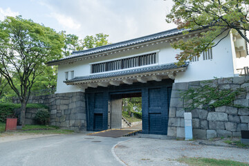 大阪 大阪城 城門 石垣