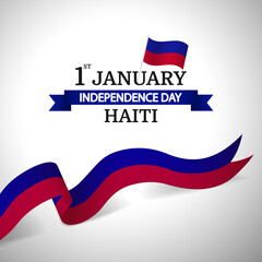 Independence Day in Haiti. Vector Ilustration.
