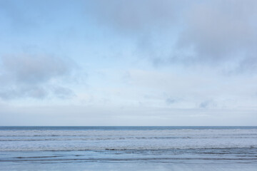 Clouds over the sea. Cloudscape. Wheather 