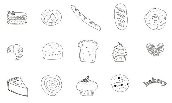food icons set