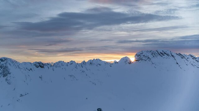 Luftbildaufnahme Dohne Drone  Zugspitze Winterlandschaft