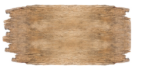 old wooden plank or wooden sign vintage wooden floor isolated on a white background