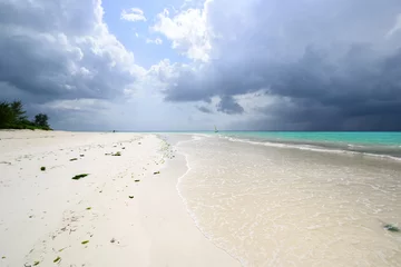 Photo sur Plexiglas Plage de Nungwi, Tanzanie La plage de Muyuni est une plage spectaculaire de sable plat en face de l& 39 île de Mnemba