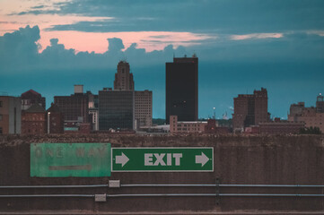 Toledo, Ohio Skyline - obrazy, fototapety, plakaty