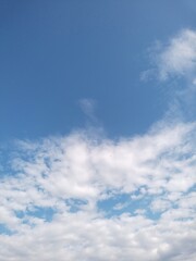 Obraz premium blue sky with clouds