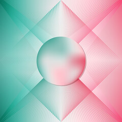 Аbstract background in red and green with ball and dynamic diagonal lines. Can be used for marketing, advertising and web graphic designs such as a landing pages, website banners, posters and flyers © Yona