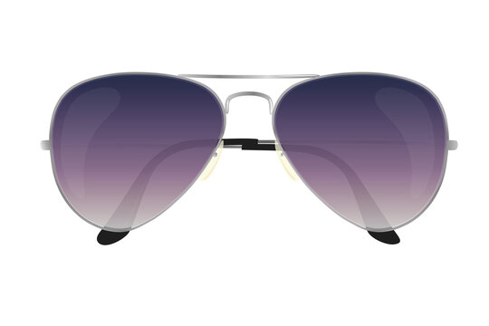 recommend clip art: Gradient aviator sunglasses. Vector illustration EPS 10.