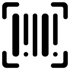 barcode glyph icon