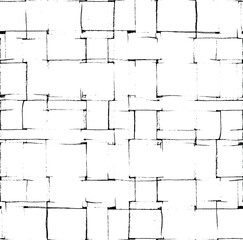 Slim lines texture. Parallel and intersecting lines abstract pattern. Abstract textured effect. Black isolated on white background.Vector illustration. EPS10.