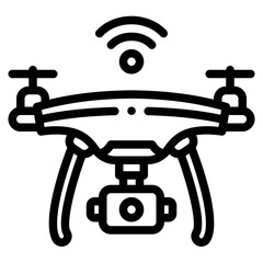 drone outline icon