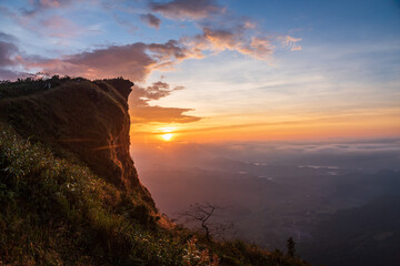 PHU SHEE PHA , the beautiful mountain on northern of Thailand