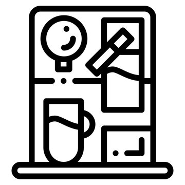 recommend clip art: coffee machine outline icon