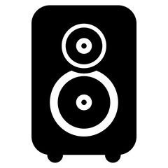 loudspeakers glyph icon