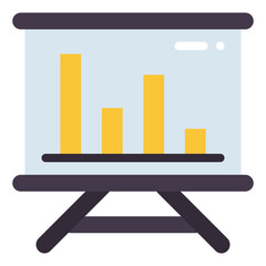 business presentation flat icon