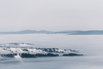 Winter Mountain Landscape, Zakopane, Poland