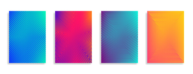 Minimal covers design. Colorful gradients. Halftone frames. Modern background design. Future covers. Eps10 vector.