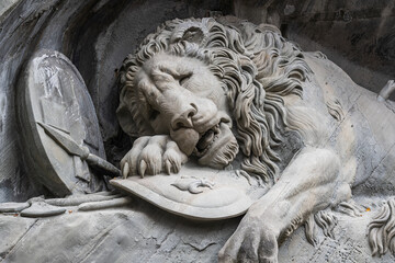 Löwendenkmal, Luzern, Schweiz