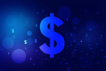 2d rendering usd Dollar symbol 