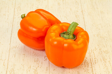 Orange sweet tasty Bell Pepper