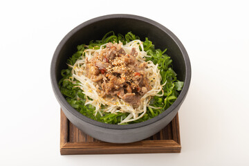 ネギ塩カルビ石焼ビビンバ