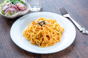 明太子スパゲッティー
