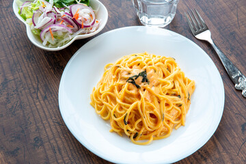 明太子スパゲッティー
