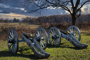 Six Pounder Cannons at Valley Forge