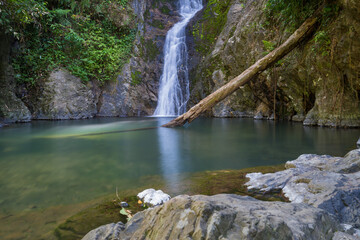 waterfall in the jungle