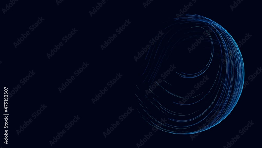 Poster abstract technology flow big data seamless loop. digital data flow transfer. block chain technology 