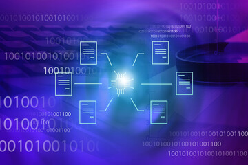Distributed Ledger Technology , Digital Document Concept