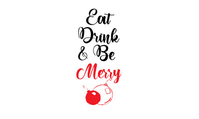 Christmas Cheers. Typography design for print or use as poster, card, flyer or T Shirt