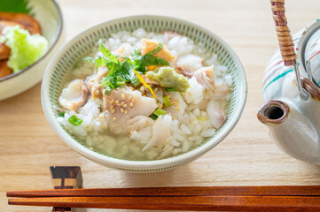 イサキのお茶漬け