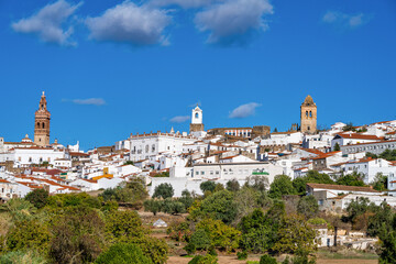 Fototapeta na wymiar Jerez de los Caballeros, City at Badajoz, Extremadura in Spain