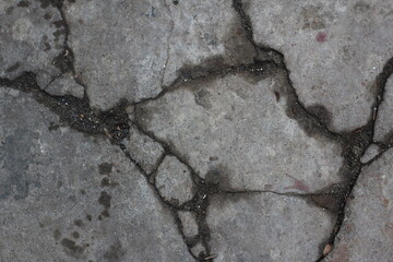 cracked concrete