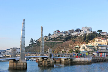 Obraz premium Torquay inner harbour, Devon 