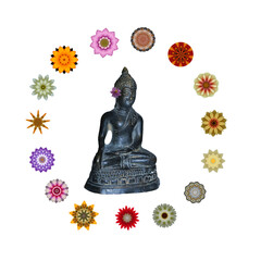 Budha+Kunstblüten 