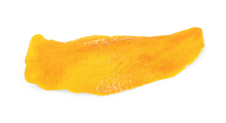 Dried Mango lay on the white plate
