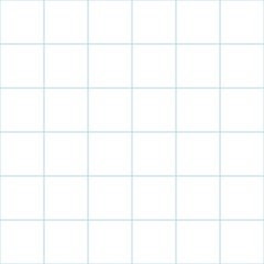 Blue square grid, seamless on the white background. Vector illustration.