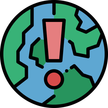 recommend clip art: warning filled outline icon