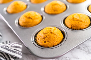 Pumpkin spice cupcake