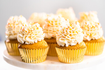 Pumpkin spice cupcake