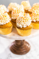Pumpkin spice cupcake