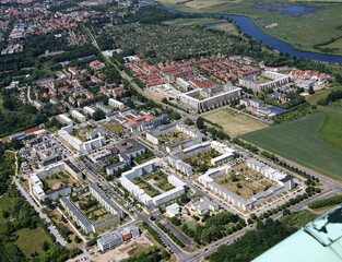 Obraz premium Greifswald, Wohngebiet Ostseeviertel 2016